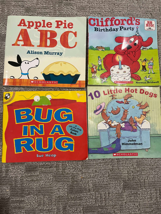 Set of 4 books - various titles