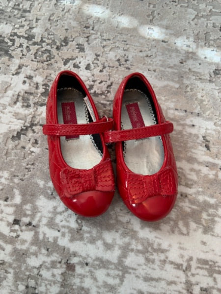 Melanie Taylor size 7 red patent ballet flat, Shoes 7 (Walkers:12-24 mth)