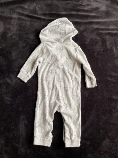 Hooded Dino Playsuit 12 month, Kids 12 Month (9-12M)