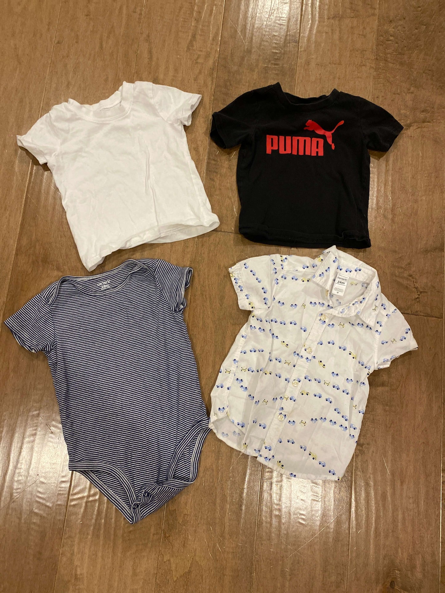 Set of 4 24 month/ 2T boy tops, Kids 24 Month (18-24M)