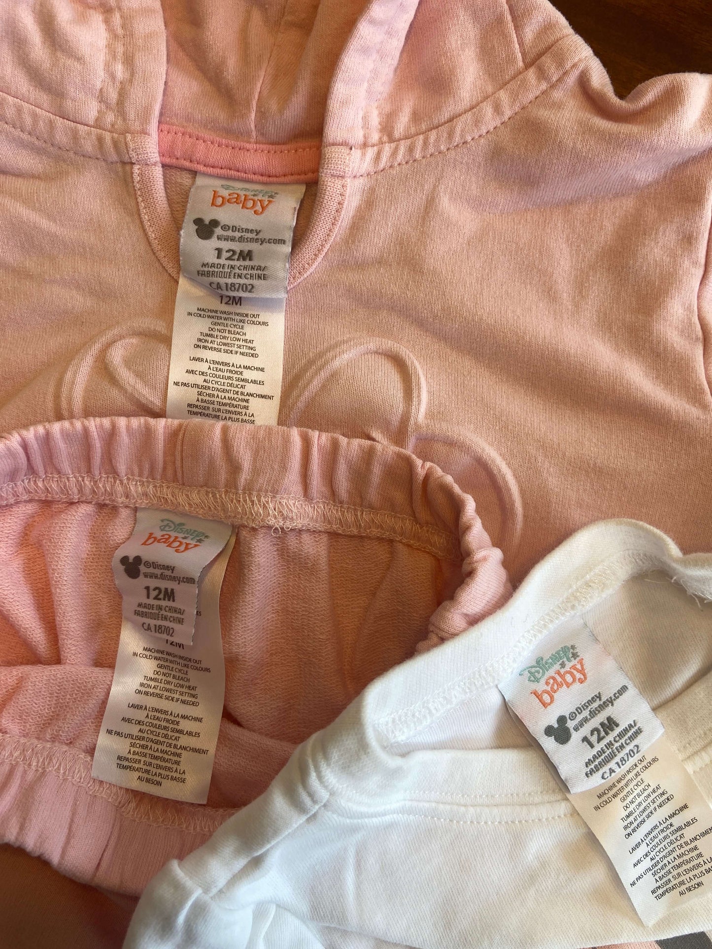 Pink Disney Outfit 12 momths, Kids 12 Month (9-12M)