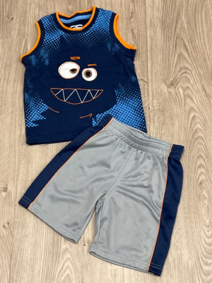 Little Rebels tank top and shorts Outfit, size 2T, VGUC, Kids 2T