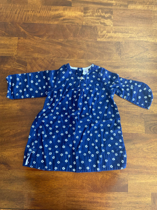 Petit Bateau Navy Blue Dress 12 months, Kids 12 Month (9-12M)