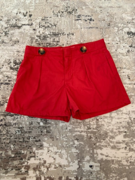 Zara kids siz 8  red shorts