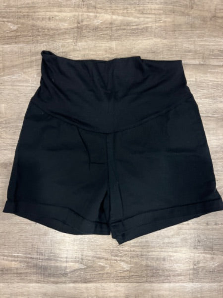 Maternity black shorts L, Maternity L (12-14)