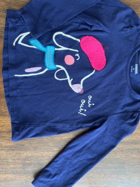 *Gymboree long sleeve puppy  3T shirt with textured hat, Kids 3T