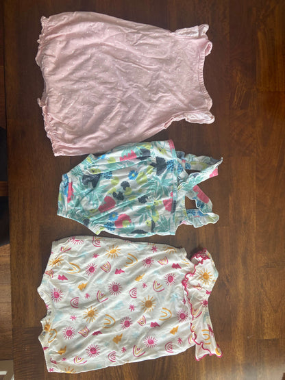 Three summer rompers 3-6 months, Kids 6 Month (3-6M)