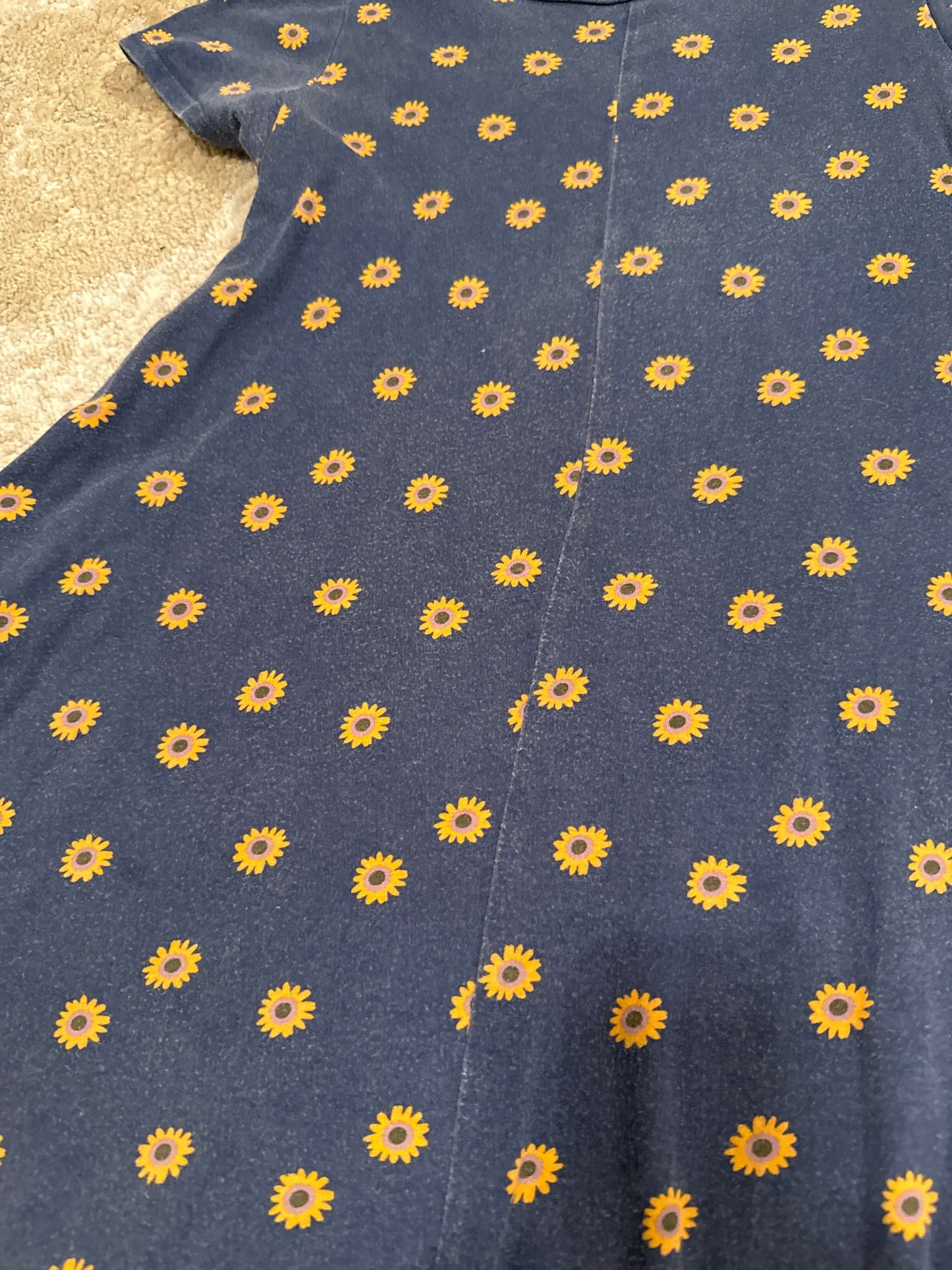 Melrose& Market size L floral blue summer dress, Kids 12 & 14