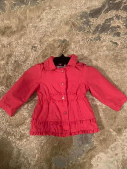 London fog size 18m pink rain jacket, Kids 18 Month (12-18M)