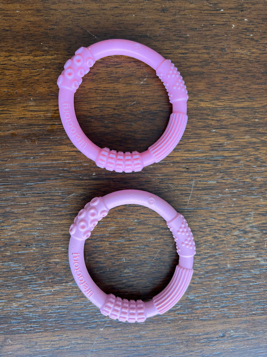 Life factory bpa free silicone teether set of two