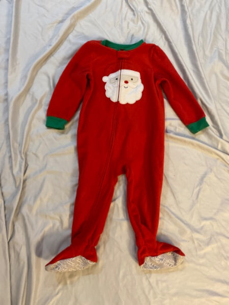 Santa fleece carters sleeper size 24 month, Kids 24 Month (18-24M)