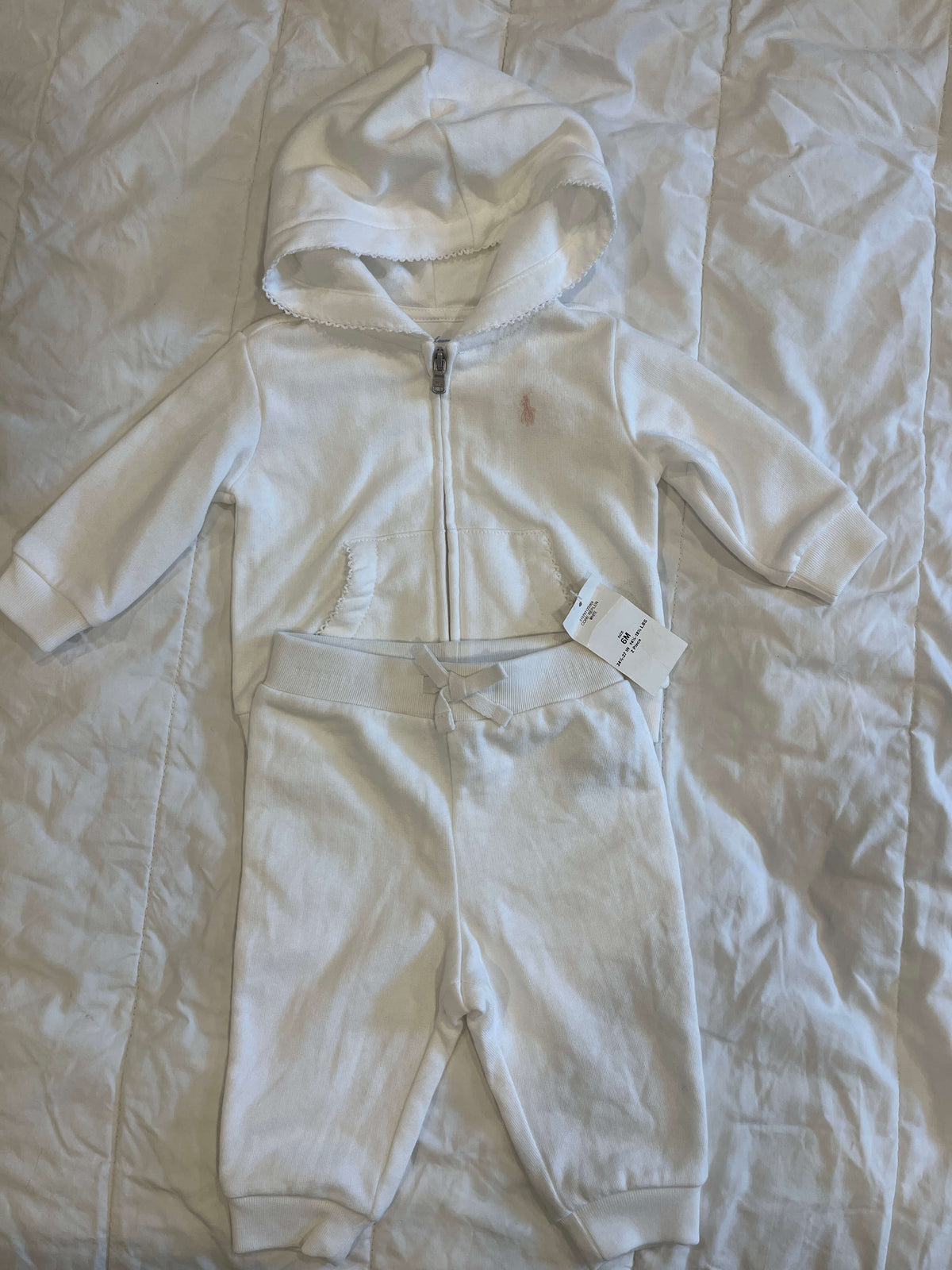 Ralph Lauren Sweat Suit 6M EUC, Kids 6 Month (3-6M)
