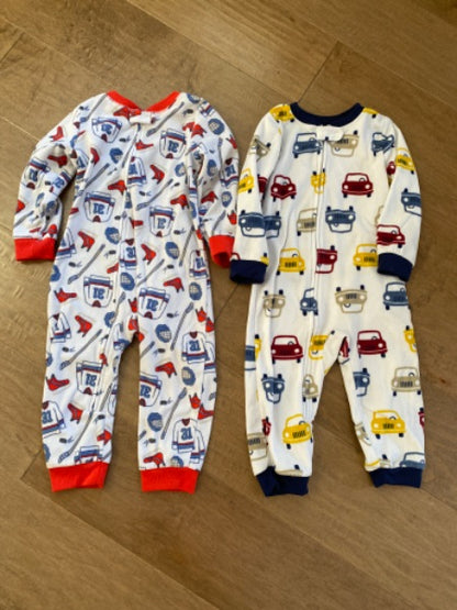 Set of two fleece sleepers size 2T, Kids 2T