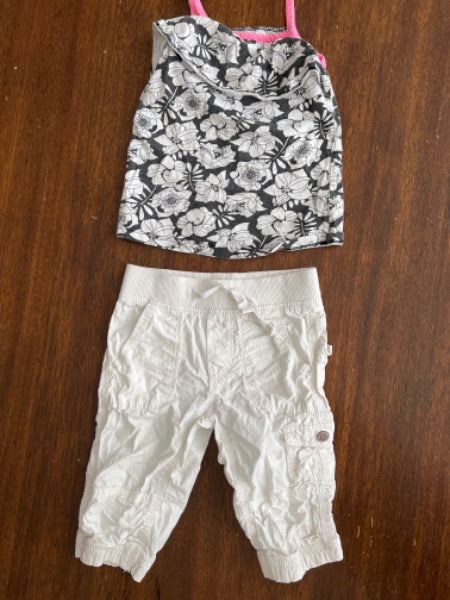 Summer matching outfit 2T tank top and capri pants, Kids 2T