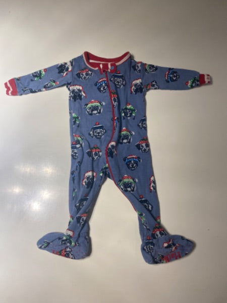 Hatley Christmas Puppy Sleeper size 0-3 month, Kids 3 Month (0-3M)