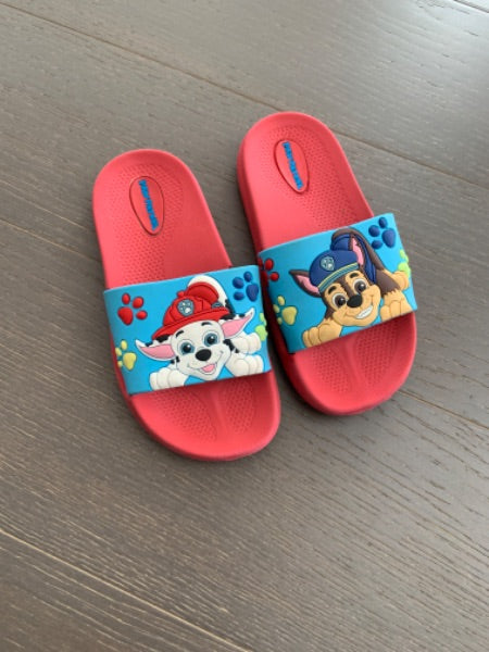 Paw patrol boy size 9-10 slide sandal