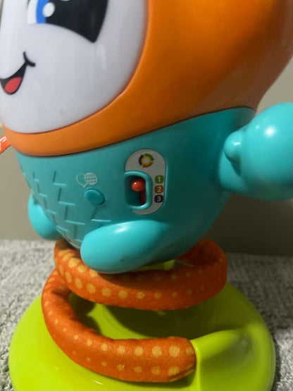 Fisher Price- DJ Bouncin beats toy - interactive light up toy.