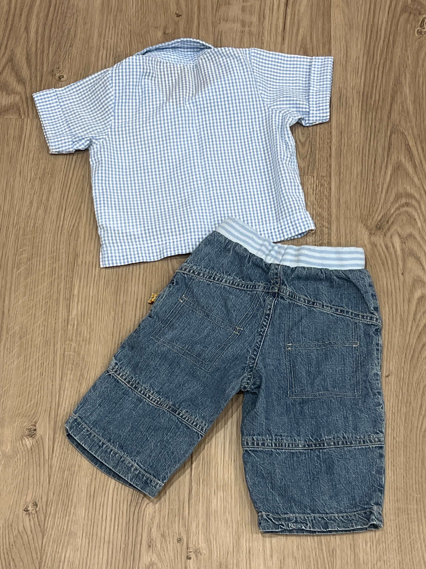 Boys, Disney’s Winnie the Pooh, 3-piece Outfit, size 3-6 mos, Very Good Used Condition (VGUC), Kids 6 Month (3-6M)