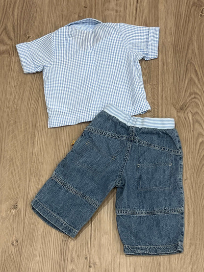 Boys, Disney’s Winnie the Pooh, 3-piece Outfit, size 3-6 mos, Very Good Used Condition (VGUC), Kids 6 Month (3-6M)