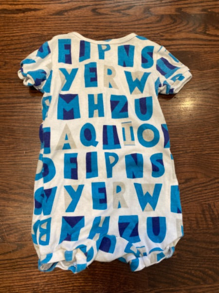 Joe Fresh 6-12 month summer “letters” sleeper , Kids 12 Month (9-12M)