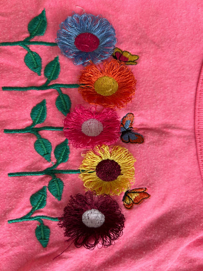 *Flower detail 3T pink shirt, Kids 3T