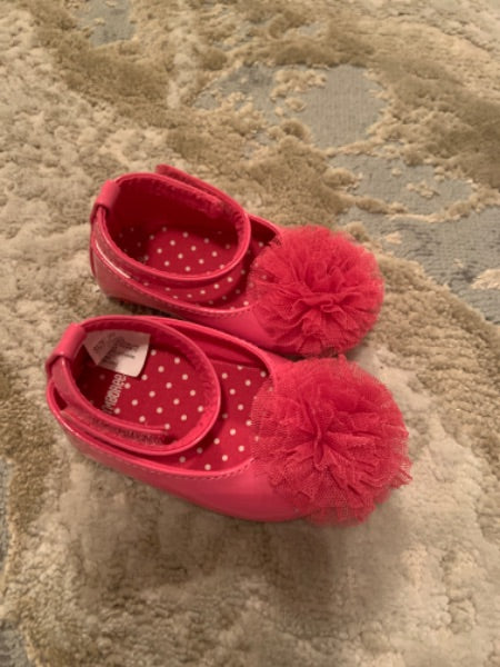 Gymboree size2 infant fuschsia  ballet flat, Shoes 2 (Baby: 0-12 mth)