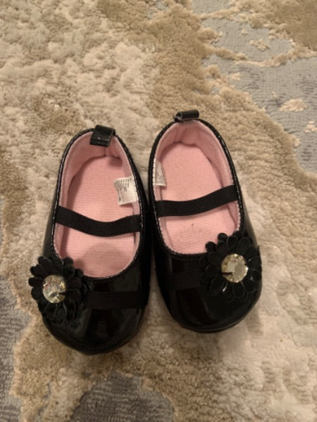 So dorabelle size 3 infant slip on black ballet flat, Shoes 3 (Baby: 0-12 mth)