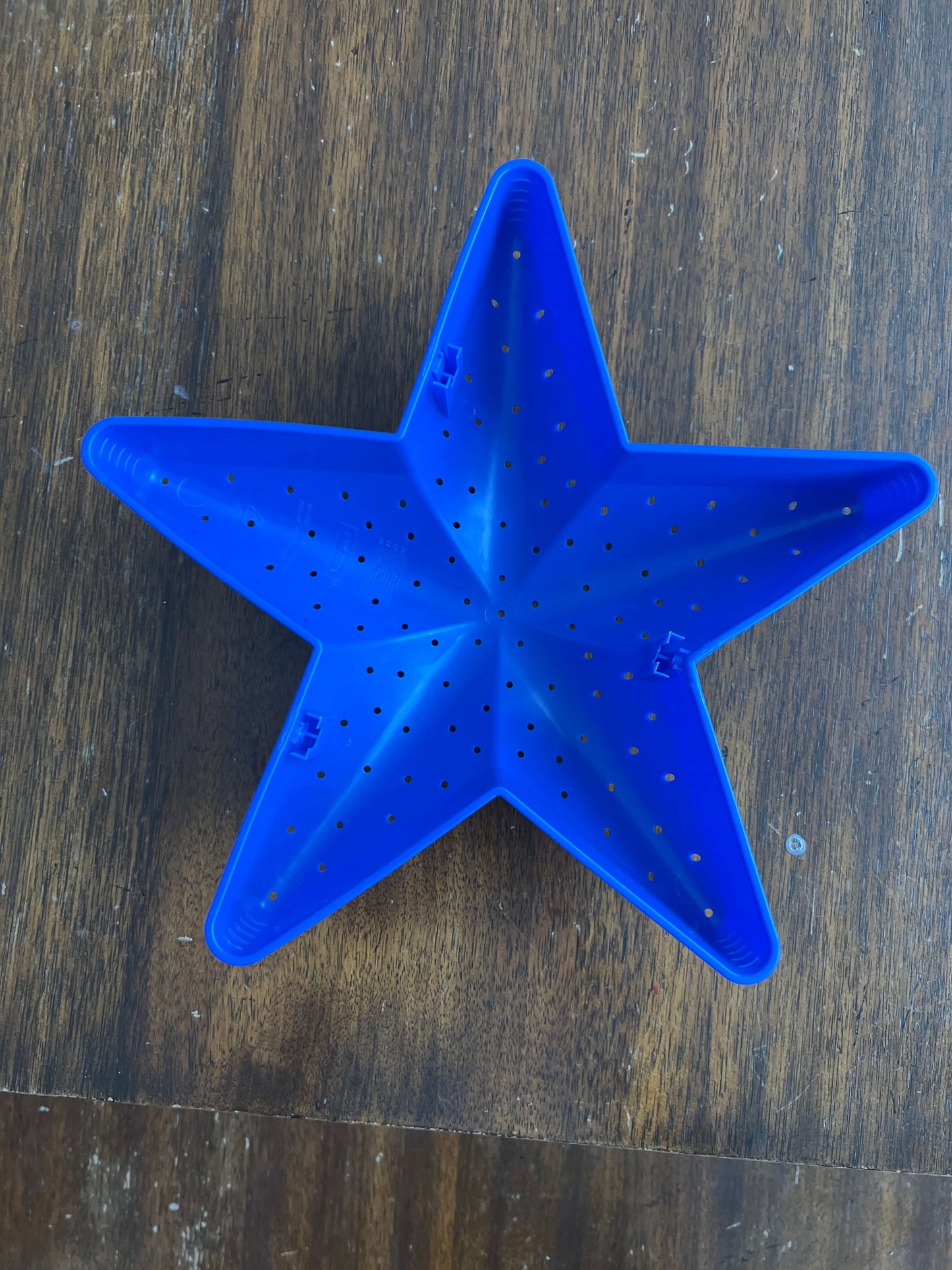 Blue star decoration