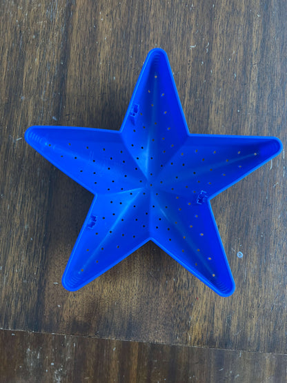 Blue star decoration