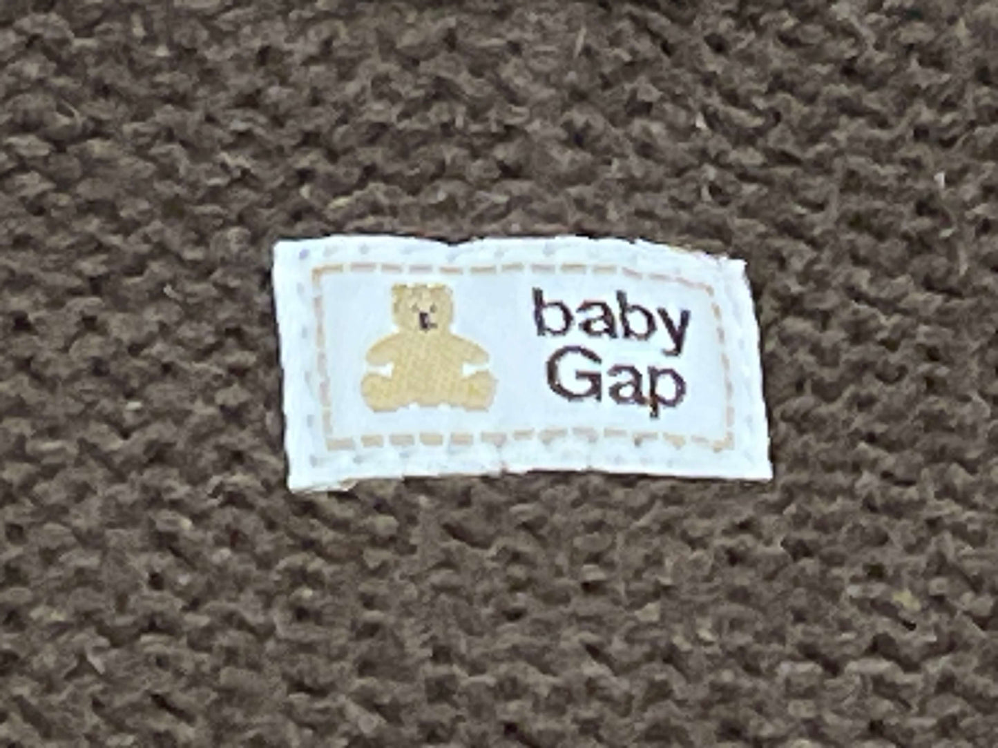 babyGAP, Brown Knit Romper, size 6-12 mos, For Boys or Girls, Gender Neutral, VGUC, Kids 9 Month (6-9M)