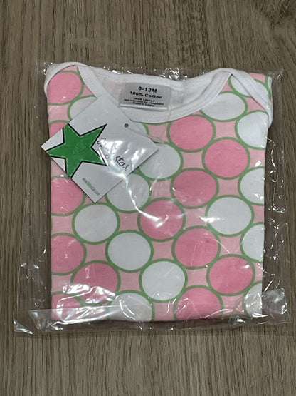 Baby Girl Gift Set: Blanket, mini comfort blankie & baby shirt (size 6-12mos)