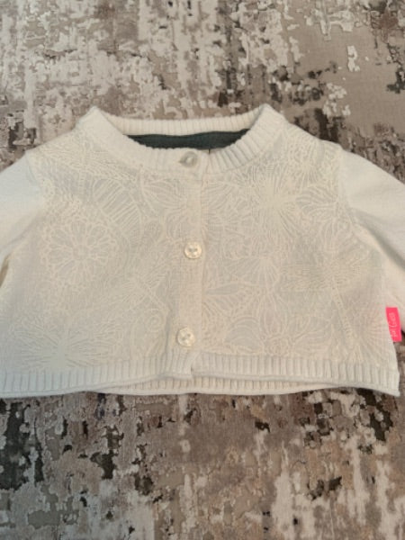 Mexx size  9-12m short white cardigan , Kids 12 Month (9-12M)