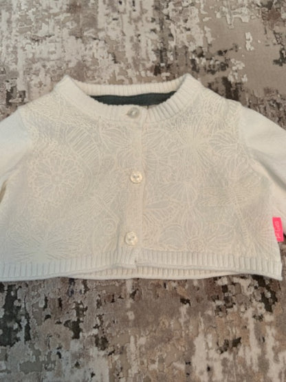Mexx size  9-12m short white cardigan , Kids 12 Month (9-12M)