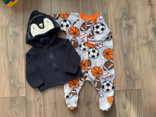 0-3 Month Jacket and Sleeper, Kids 3 Month (0-3M)