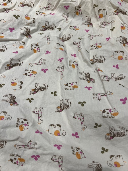 Coco crib sheet and crib skirt  never used