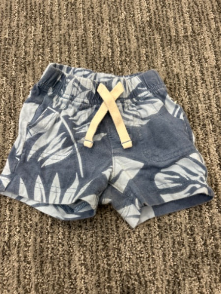 Gap Tropical two tone blue onesie and short set, Kids 6 Month (3-6M)