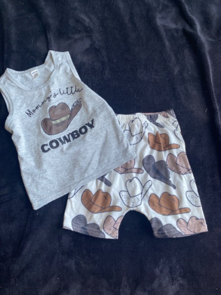 Mommy’s little cowboy outfit 18-24 month, Kids 24 Month (18-24M)