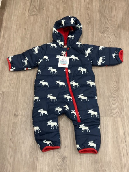 NWT Hatley Winter Puffer Snowsuit, size 12-18 mos