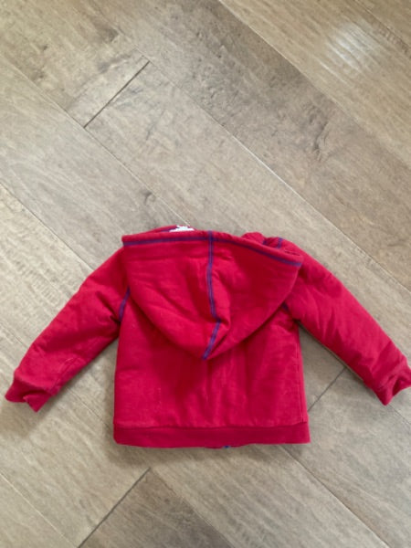 Red Joe Fresh zip up hoodie. Size18-24 month, Kids 24 Month (18-24M)