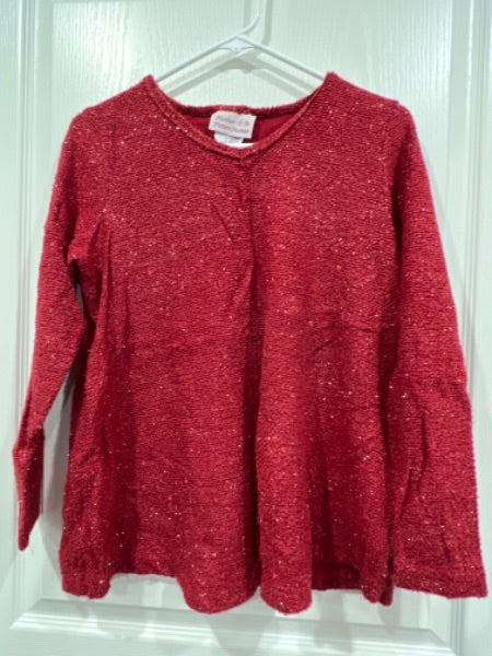EUC, Sparkly Red Sweater, Size Med, Maternity M (8-10)