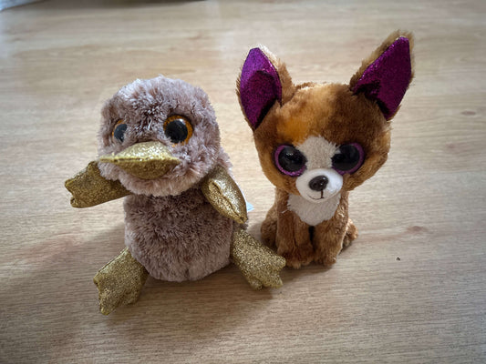 2 Ty stuffies