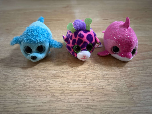 3 Ty mini stuffies