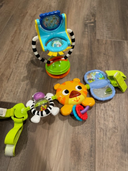 Stroller and high chair toys
