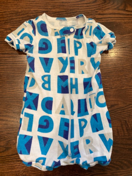 Joe Fresh 6-12 month summer “letters” sleeper , Kids 12 Month (9-12M)