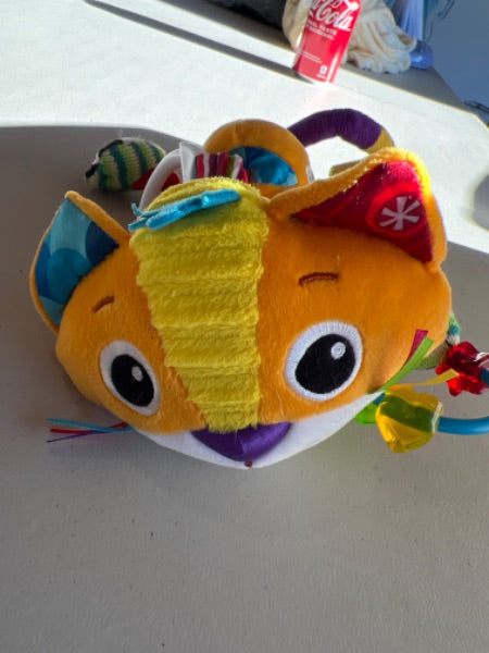 Lamaze cat baby toy rattler like new