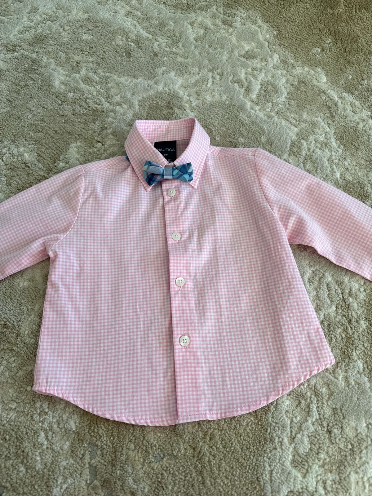 Nautica size 2T pink& blue 4 pieces suit, Kids 2T