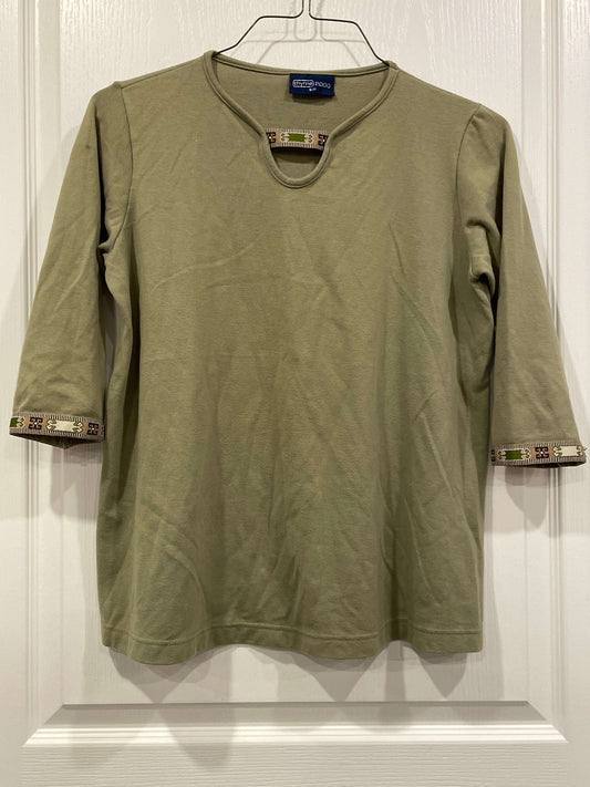 Thyme Maternity, Olive Green Top, size Small, VGUC, Maternity S (4-6)