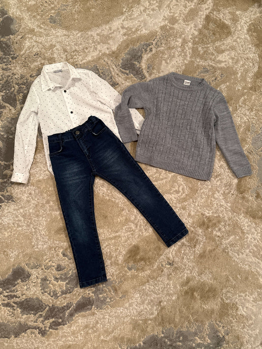 Gold Class size 5-6 (3 piece outfit), Kids 5/5T (extra small)