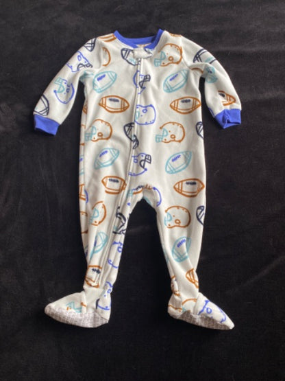 18 month fleece carters football pajamas, Kids 18 Month (12-18M)