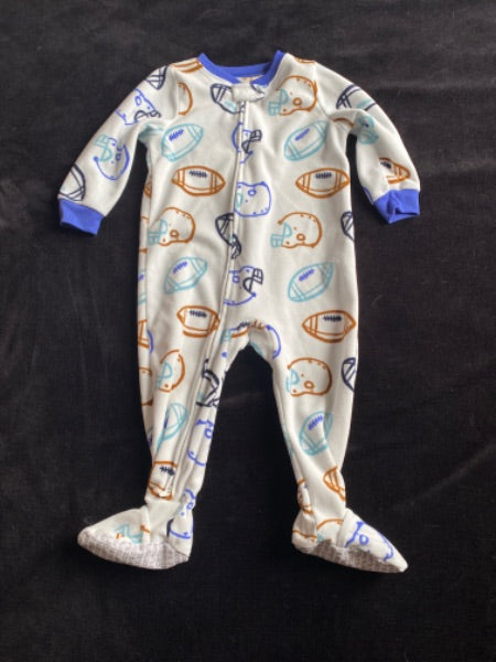 18 month fleece carters football pajamas, Kids 18 Month (12-18M)